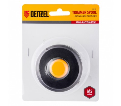 Катушка триммерная полуавтоматическая, для Denzel TE-350 артикула 96619, в блистере, гайка M5 Denzel
