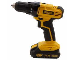 Дрель-шуруповерт аккумуляторная CDL-IB-14-02, Li-Ion, 14 В, 1.5 А*ч, 2 аккумулятора Denzel-foto3