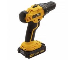 Дрель-шуруповерт аккумуляторная CDL-IB-14-02, Li-Ion, 14 В, 1.5 А*ч, 2 аккумулятора Denzel-foto2