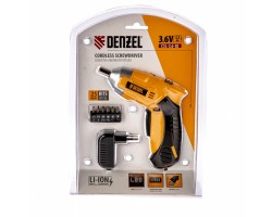 Отвертка аккумуляторная CSL-3.6-02, Li-Ion, 3.6 В, 1.3 А*ч, в блистере Denzel-foto12