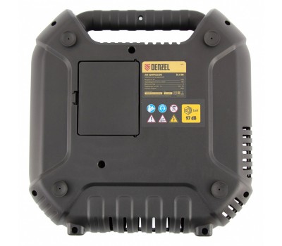 Компрессор воздушный DL1100 1.1 кВт, 180 л/мин, с набором аксессуаров Denzel