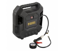 Компрессор воздушный DL1100 1.1 кВт, 180 л/мин, с набором аксессуаров Denzel