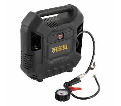 Компрессор воздушный DL1100 1.1 кВт, 180 л/мин, с набором аксессуаров Denzel