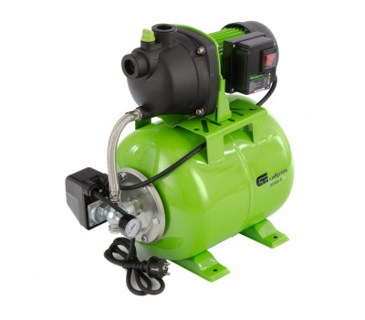 Насосная станция НС850-П, 850 Вт, напор 42 м, 3500 л/ч, ресивер 19 л Сибртех