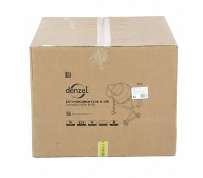 Бетоносмеситель B-180, 700 Вт, 180 л Denzel
