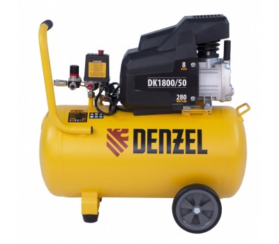 Компрессор воздушный DK1800/50, Х-PRO 1.8 кВт, 280л/мин, 50л Denzel