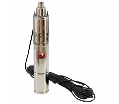 Скважинный насос DWS-4-100, винтовой, диаметр 4, 800 Вт, 1700 л/ч, напор 100 м Denzel