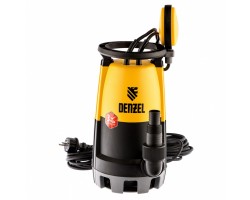 Дренажный насос для чистой и грязной воды DP450S, 450 Вт, напор 6 м, 12000 л/ч Denzel