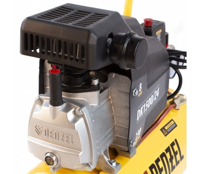 Компрессор воздушный DK1500/24, Х-PRO 1.5 кВт, 230 л/мин, 24 л Denzel