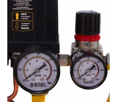 Компрессор воздушный DK1500/24, Х-PRO 1.5 кВт, 230 л/мин, 24 л Denzel