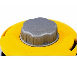 Катушка триммерная полуавтоматическая, легкая заправка лески, гайка M10x1.25, винт M10-M10, алюминиевая кнопка Denzel-foto2