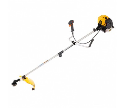 Триммер бензиновый DR-33S, 33 см3, разъемная штанга, состоит из 2 частей Denzel