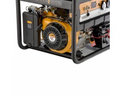 Генератор бензиновый PS 80 EA, 8.0 кВт, 230 В, 25 л, коннектор автоматики, электростартер Denzel