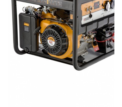 Генератор бензиновый PS 80 EA, 8.0 кВт, 230 В, 25 л, коннектор автоматики, электростартер Denzel