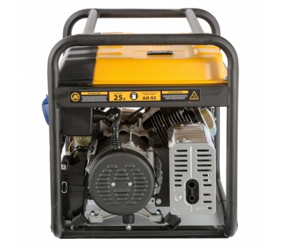 Генератор бензиновый PS 80 EA, 8.0 кВт, 230 В, 25 л, коннектор автоматики, электростартер Denzel