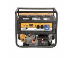 Генератор бензиновый PS 80 EA, 8.0 кВт, 230 В, 25 л, коннектор автоматики, электростартер Denzel-foto9