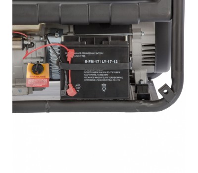 Генератор бензиновый PS 80 EA, 8.0 кВт, 230 В, 25 л, коннектор автоматики, электростартер Denzel