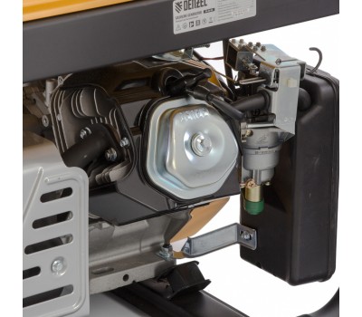 Генератор бензиновый PS 80 EA, 8.0 кВт, 230 В, 25 л, коннектор автоматики, электростартер Denzel