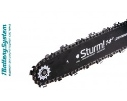 Аккумуляторная цепная пила Sturm! CSC3614BL 1BatterySystem-foto5