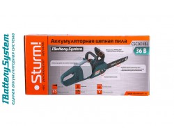 Аккумуляторная цепная пила Sturm! CSC3614BL 1BatterySystem-foto15
