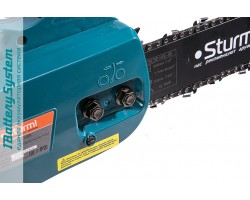 Аккумуляторная цепная пила Sturm! CSC3614BL 1BatterySystem-foto10