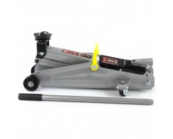 Домкрат гидравлический подкатный, 2 т, высота подъема 135-385 мм, в пластиковый кейсе Matrix