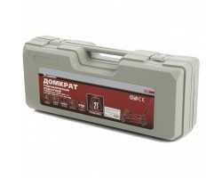 Домкрат гидравлический подкатный, 2 т, высота подъема 135-385 мм, в пластиковый кейсе Matrix-foto3