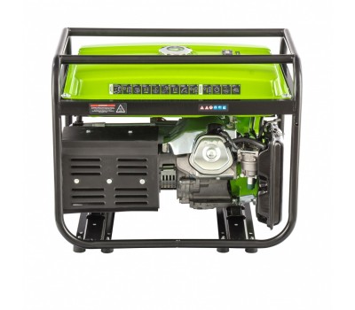 Генератор бензиновый БС-6500Э, 5.5 кВт, 230В, четырехтактный, 25 л, электростартер Сибртех