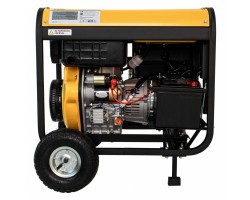 Генератор дизельный DD6300Е, 5.0 кВт, 220 В/50 Гц, 15 л, электростартер Denzel-foto4