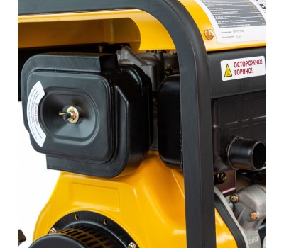 Генератор дизельный DD6300Е, 5.0 кВт, 220 В/50 Гц, 15 л, электростартер Denzel