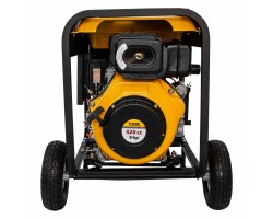 Генератор дизельный DD6300Е, 5.0 кВт, 220 В/50 Гц, 15 л, электростартер Denzel-foto5