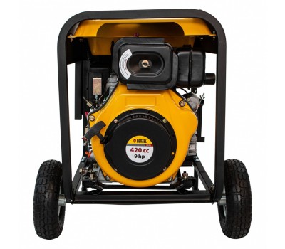 Генератор дизельный DD6300Е, 5.0 кВт, 220 В/50 Гц, 15 л, электростартер Denzel