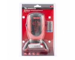 Уровень лазерный ML01T, дальность 10 м, точность ± 0.5 мм. / 1 м, длина волны 650 нм, проекция 1 вертикальная 1 горизонтальная плоскость, резьба под штатив 5/8 Matrix-foto7