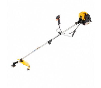 Триммер бензиновый DR-43S, 43 см3, разъемная штанга, состоит из 2 частей Denzel