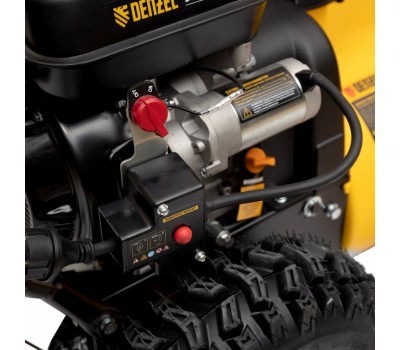 Бензиновая снегоуборочная машина SB 560 LP, 212 cc, электростартер, фара Denzel