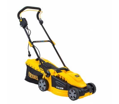 Газонокосилка электрическая GM-1600, 1600 Вт, ширина 36 см, 3 уровя, травосборник 35 л. Denzel