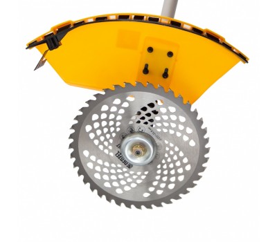 Триммер бензиновый DT 52S, 52 см3, 3 л. с, разъемная штанга, состоит из 2 частей Denzel