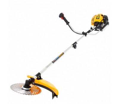 Триммер бензиновый DT 52S, 52 см3, 3 л. с, разъемная штанга, состоит из 2 частей Denzel