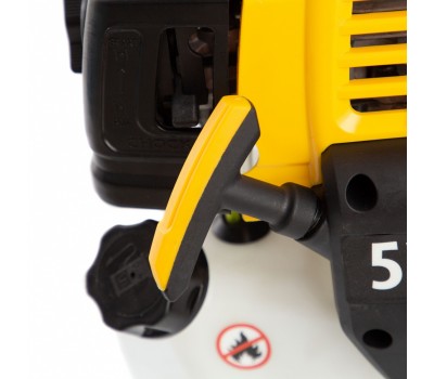 Триммер бензиновый DT 52S, 52 см3, 3 л. с, разъемная штанга, состоит из 2 частей Denzel