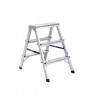Стремянка Алюмет 3 ступени двухсторонняя алюминиевая