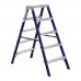 Стремянка Алюмет 5 ступеней двухсторонняя стальная