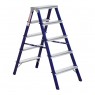 Стремянка Алюмет 5 ступеней двухсторонняя стальная