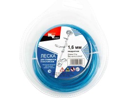 Леска для триммера RedVerg d 1,6мм (15м) квадратная