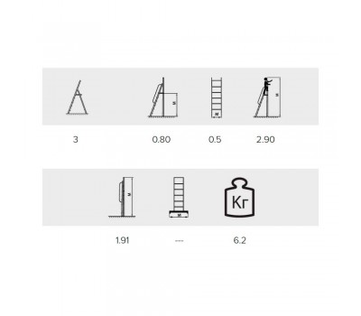 Стремянка профи АРЕ1405.00.000 Стремянка профи АРЕ1405.00.000