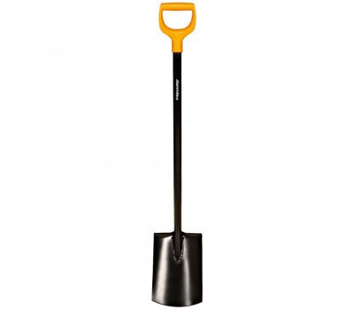 Лопата FISKARS с закругленным лезвием Solid