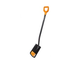 Лопата FISKARS с закругленным лезвием Solid