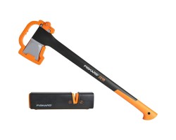 Набор FISKARS топор-колун Х21 + точилка