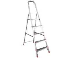 Стремянка Алюмет 5 ступеней стальная оцинкованная