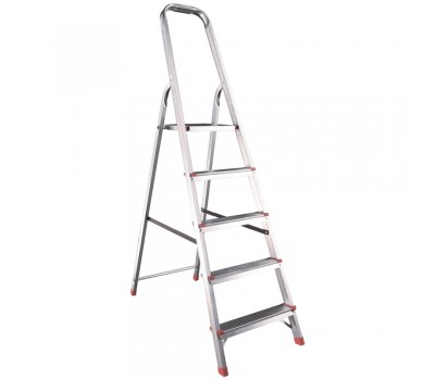 Стремянка Алюмет 5 ступеней стальная оцинкованная