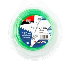 Леска для триммера RedVerg d 2,0мм (15м) звездочка